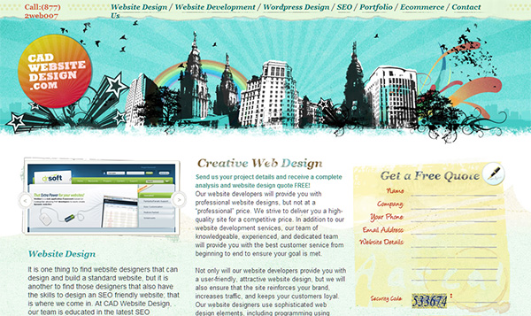 CAD Website Design