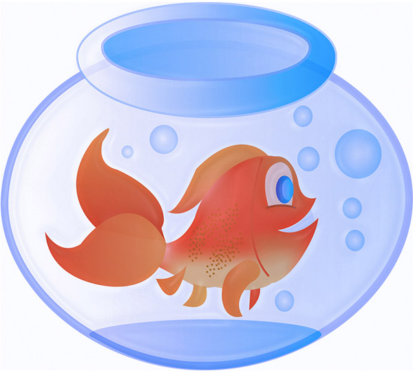 Goldfish Cartoon Vector